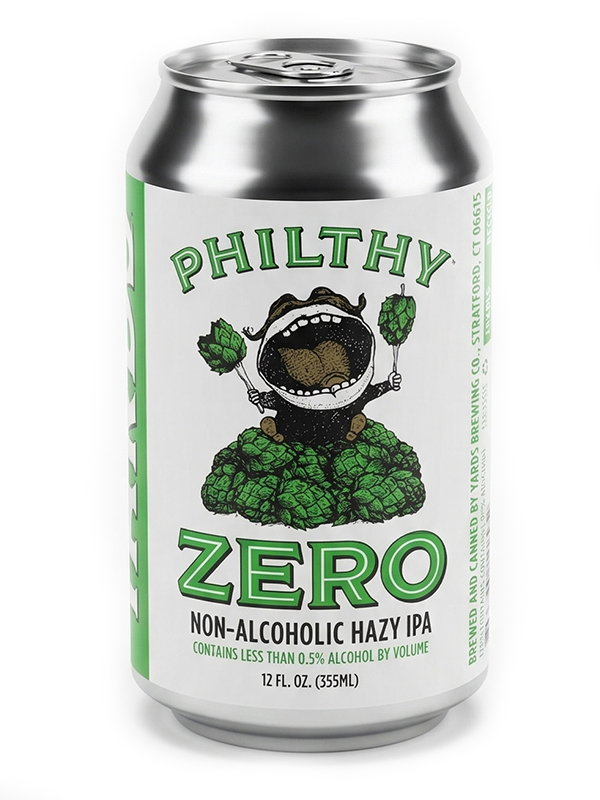Philthy Hazy IPA by Yards Brewing, a Hazy IPA non-alcoholic beer