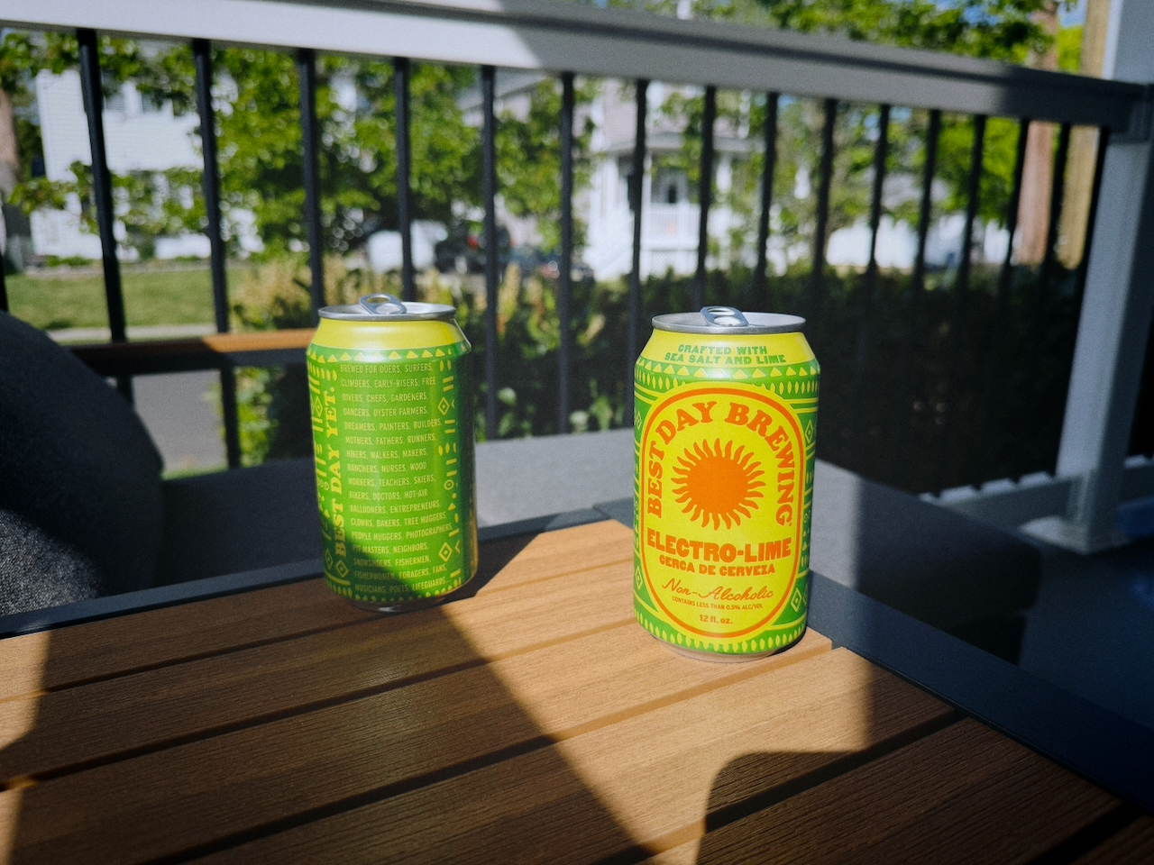 Electro-Lime by Best Day Brewing, a Mexican-Style Lager non-alcoholic beer