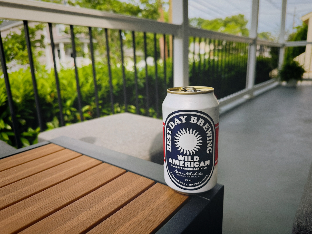 Wild American Pils by Best Day Brewing, a American Pilsner non-alcoholic beer
