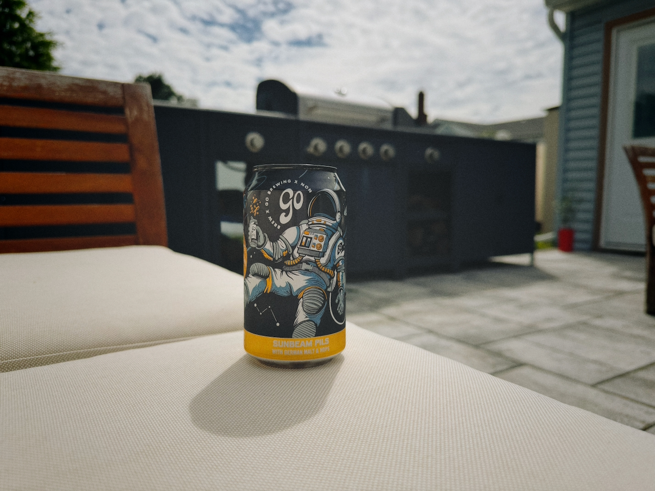 Sunbeam Pils by Go Brewing, a Pilsner non-alcoholic beer