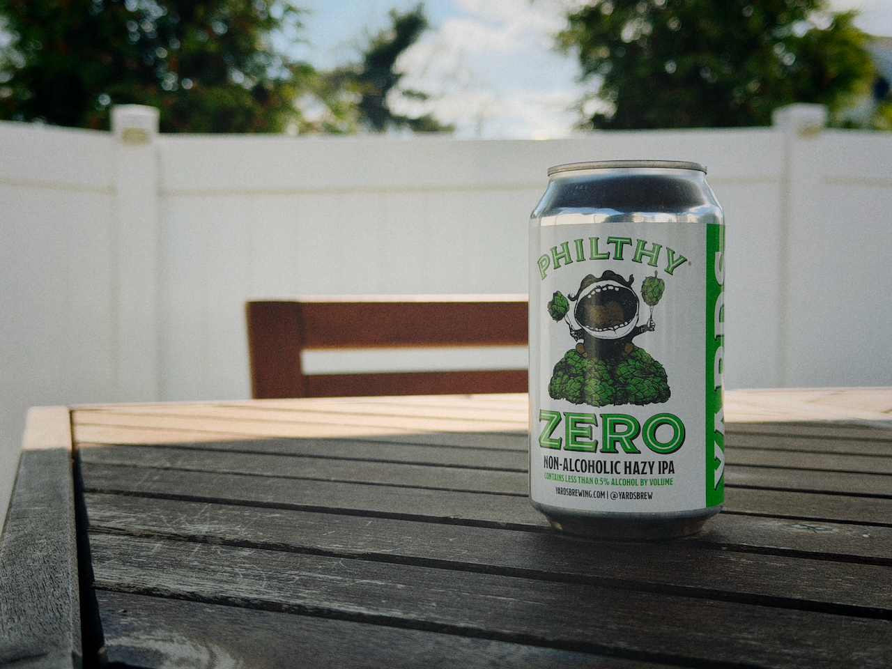 Philthy Hazy IPA by Yards Brewing, a Hazy IPA non-alcoholic beer